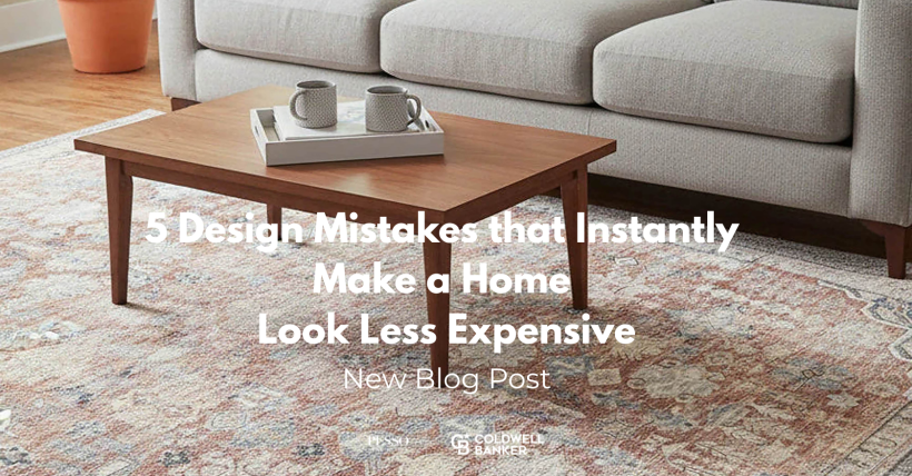 5 Mistakes that make homes look less expensive